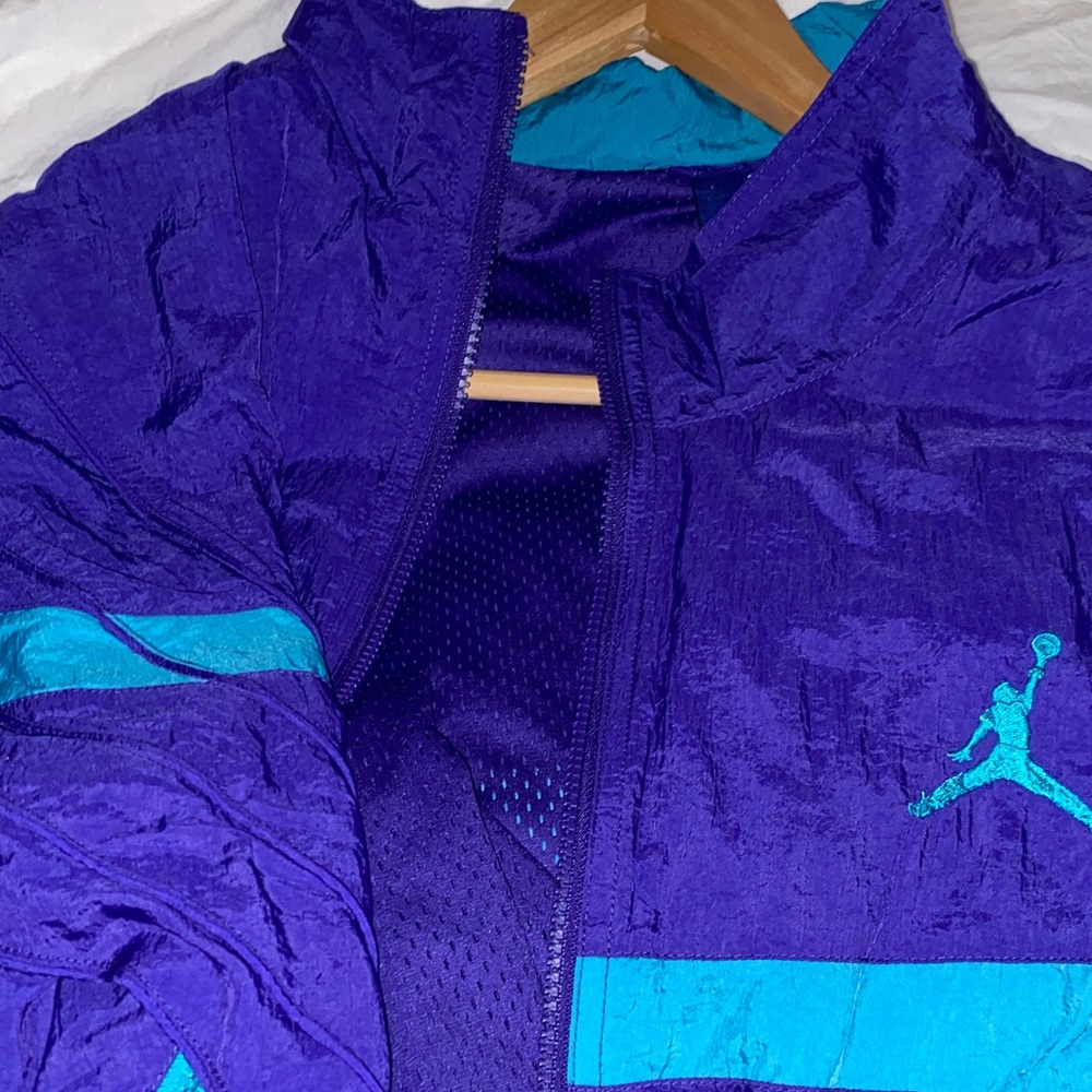 Jordan Purple and Teal Windbreaker Jacket